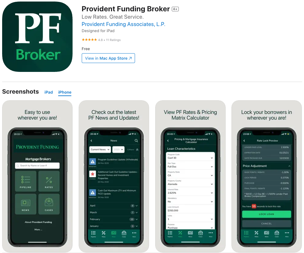 pf broker mobile app